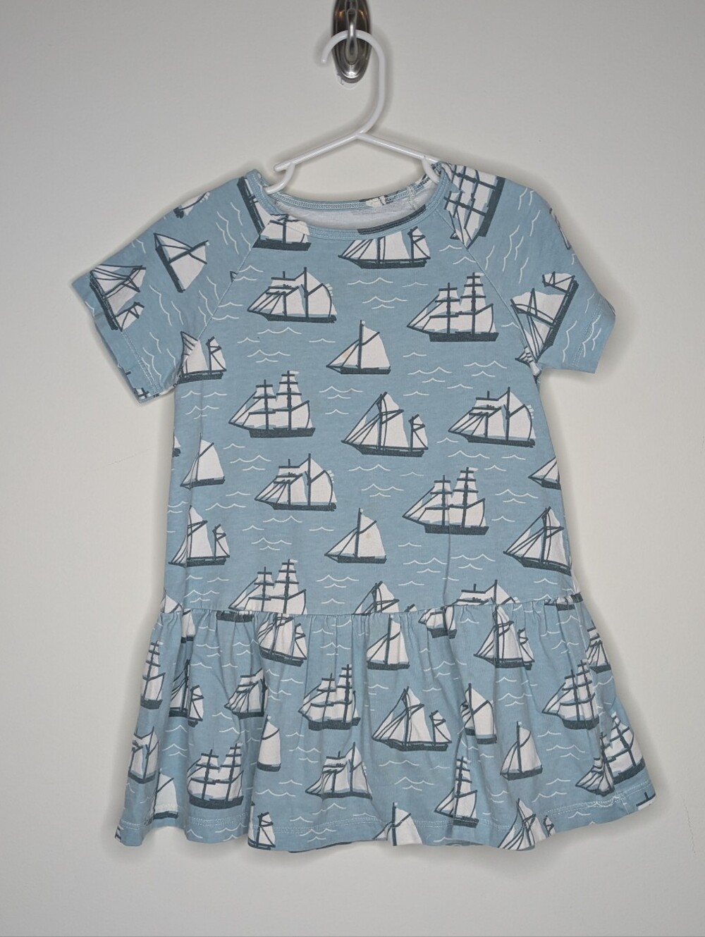 Winter Water Factory Sailboat Dress 4T